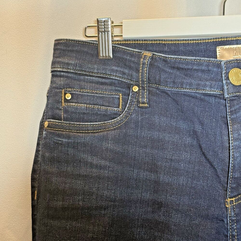 Kut From the Kloth Women's Catherine Boyfriend Cut Blue Denim Jeans Size 10 - Picture 7 of 16